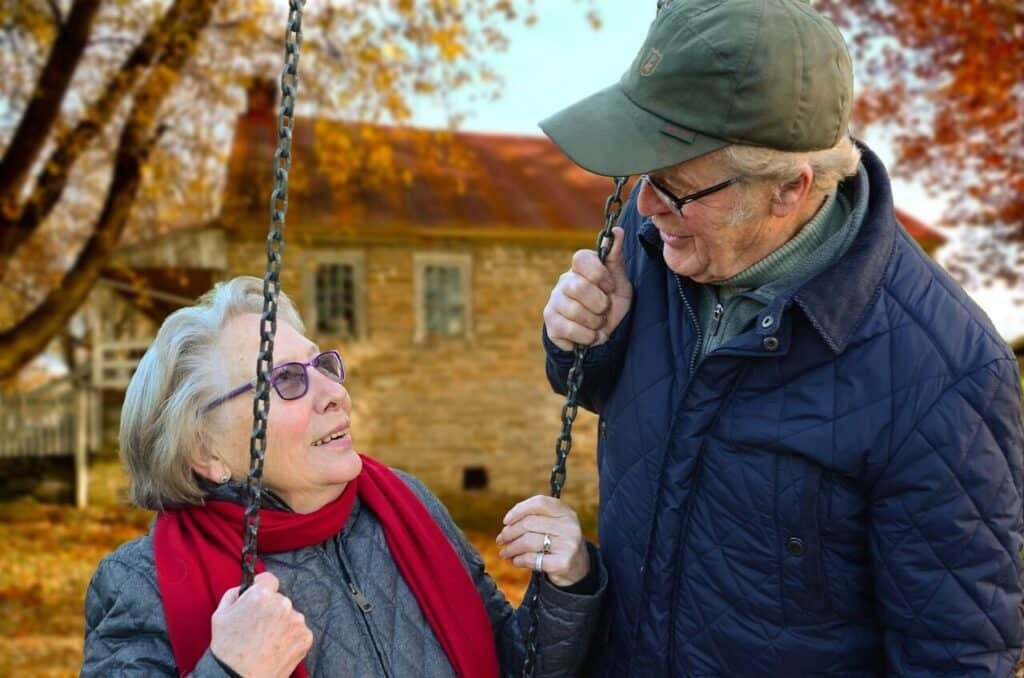 pensininkų pora