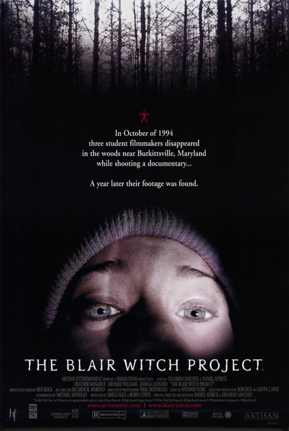 15) The Blair Witch Project (1999) - IMDb: 6.5
