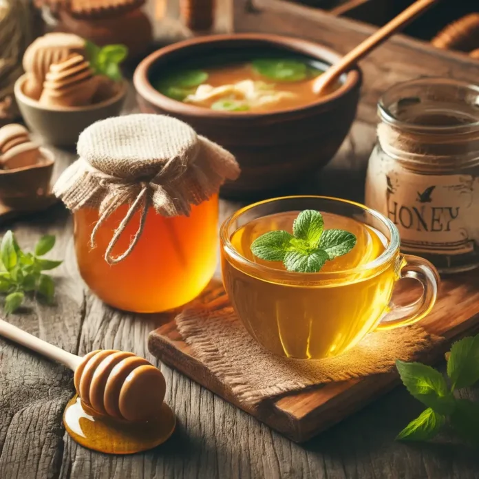 arbata su medumi vienas iš būdų kaip gydyti anginą namuose