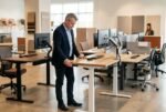 Ofiso stalai darbuotojams: ką svarbu žinoti prieš perkant? Ofiso stalai darbuotojams – reguliuojamo aukščio darbo stalas moderniame biure, pritaikytas patogiam ir ergonomiškam darbui.